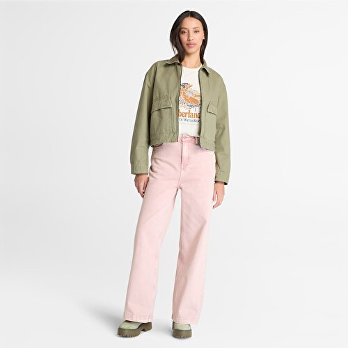 Kadın Açık Pembe Carpenter Pantolon