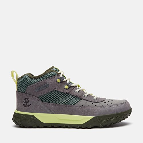 Gençler Gri GreenStride™ Motion 6 Bileksiz ve Bağcıklı Spor Ayakkabı