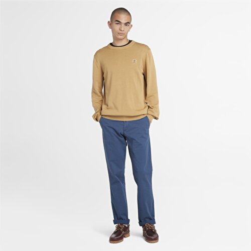 Erkek Mavi Claremont Fitilli Chino Pantolon