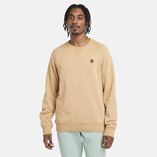 Erkek Sarı Exeter River Loopback Bisiklet Yaka Sweatshirt