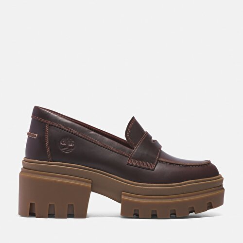 Kadın Koyu Kahverengi Everleigh Loafer Ayakkabı