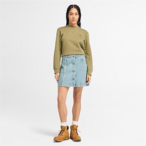 Kadın Mavi Refibra™ Denim Etek