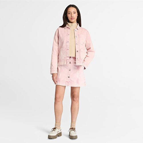 Kadın Açık Pembe Mini Etek