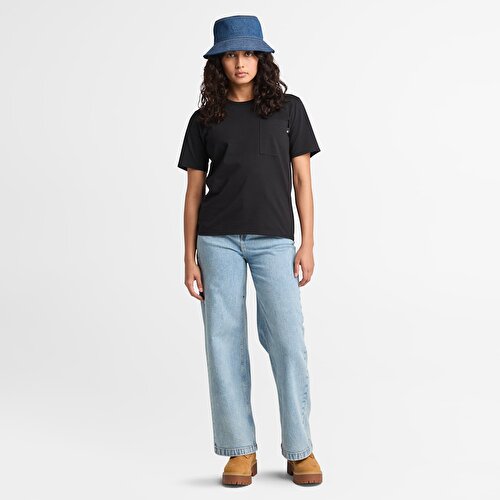 Kadın Açık Mavi Denim Carpenter Pantolon