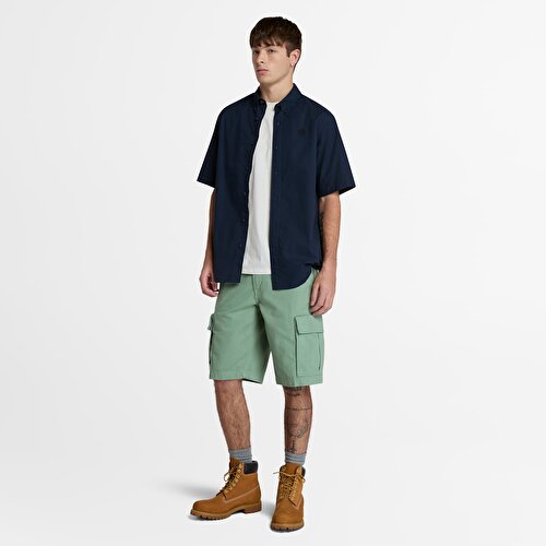 Erkek Beyaz TIMBS Grafik Baskılı Tişört