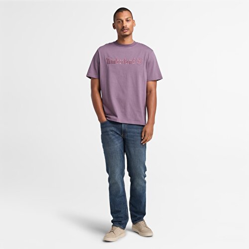 Erkek Mor Hampton Tişört