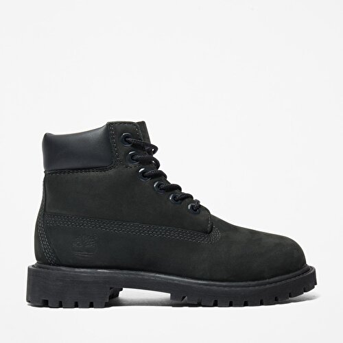 Çocuk Siyah Timberland Premium 6 Inch Su Geçirmez Bot