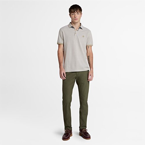 Erkek Koyu Yeşil Claremont Poplin Chino Pantolon