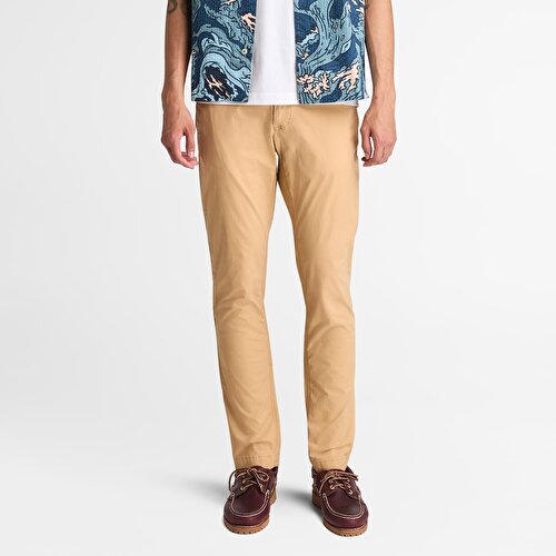 Erkek Sarı Claremont Poplin Chino Pantolon