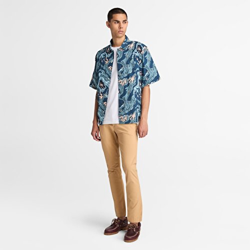 Erkek Sarı Claremont Poplin Chino Pantolon