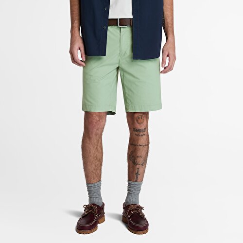 Erkek Yeşil Claremont Poplin Chino Şort
