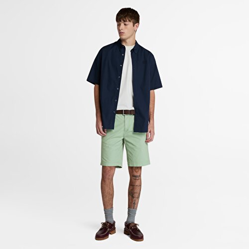 Erkek Yeşil Claremont Poplin Chino Şort