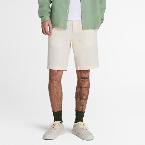 Erkek Açık Bej Claremont Poplin Chino Şort