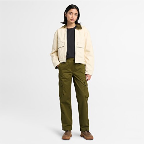 Kadın Koyu Yeşil Brookline Utility Kargo Pantolon