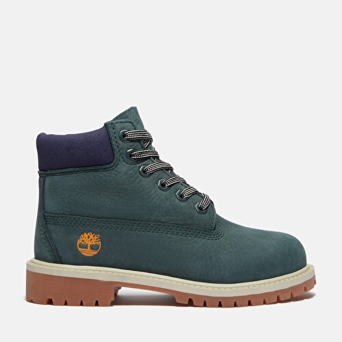 Çocuk Koyu Yeşil Timberland® Premium 6 İnç Su Geçirmez Bot