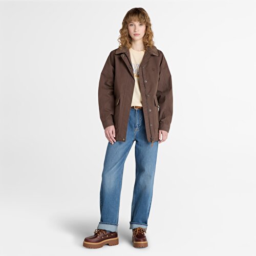 Kadın Mavi Düz Kesim Denim Pantolon
