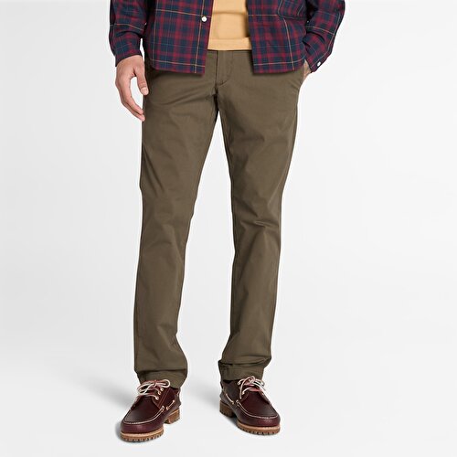 Erkek Sargent Lake Stretch Yeşil Chino Pantolon