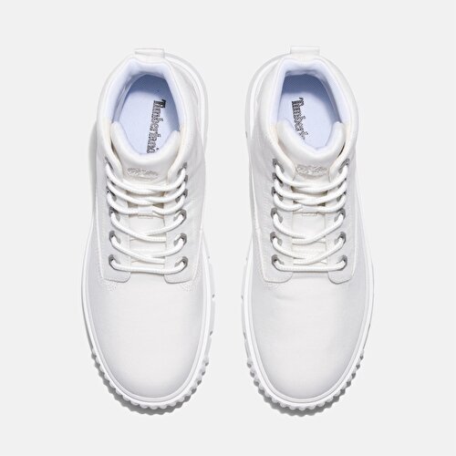 Kadın Greyfield Beyaz Kanvas Bot