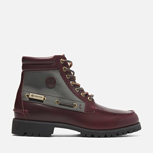 Erkek Koyu Kırmızı Vibram Yarım Boğazlı ve Bağcıklı GTX BOOT