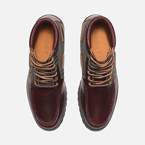 Erkek Koyu Kırmızı Vibram Yarım Boğazlı ve Bağcıklı GTX BOOT