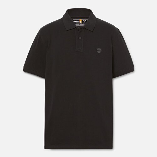 Erkek Millers River Pique Siyah Polo Yaka Tişört