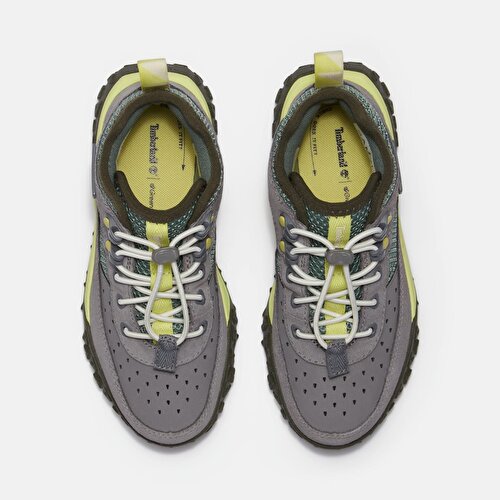 Küçük Çocuklar Gri GreenStride™ Motion 6 Yarım Boğazlı ve Bağcıklı Spor Ayakkabı