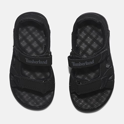 Küçük Çocuk Siyah Perkins Row Arkadan Bantlı Sandalet