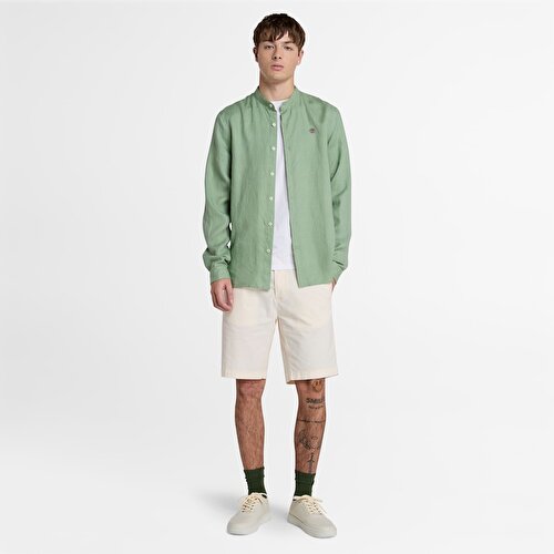 Erkek Açık Bej Claremont Poplin Chino Şort