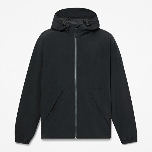 Erkek Siyah Winnick Su Geçirmez Katmanlı Ceket