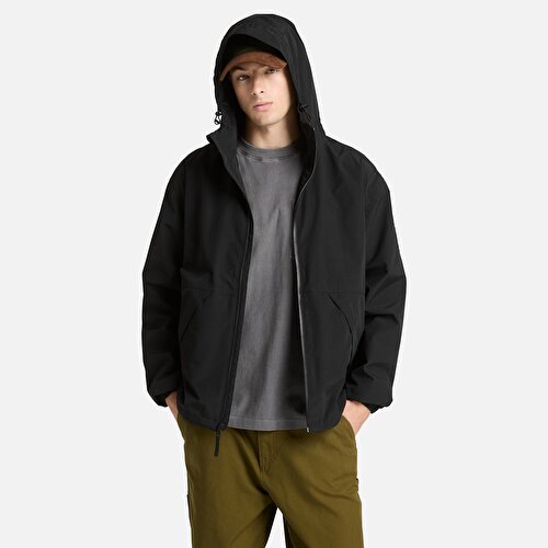 Erkek Siyah Winnick Su Geçirmez Katmanlı Ceket