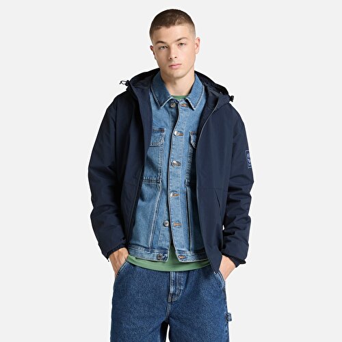 Erkek Koyu Mavi Winnick Su Geçirmez Katmanlı Ceket