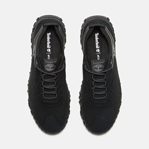 Erkek Siyah GreenStride™ Motion 6 Bileksiz ve Bağcıklı Spor Ayakkabı