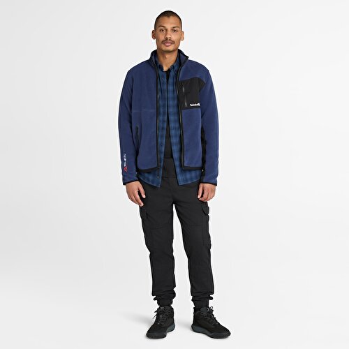 Erkek Koyu Mavi Sherburne Polartec® Polar Ceket