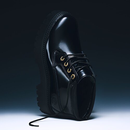 Kadın Siyah Stone Street Su Geçirmez Platform Bot