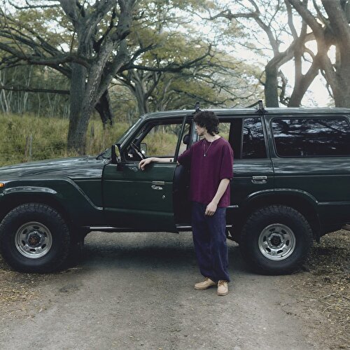 Erkek Bordo Hampton Tonal Dikey Logolu Tişört