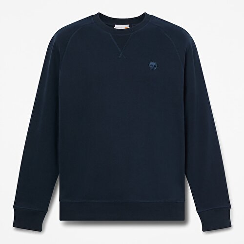 Erkek Exeter River Koyu Mavi Bisiklet Yaka Sweatshirt