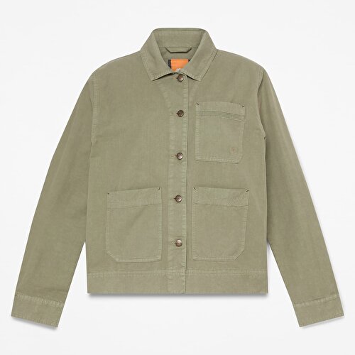 Kadın Kahverengi Pamuk-Keten Ceket