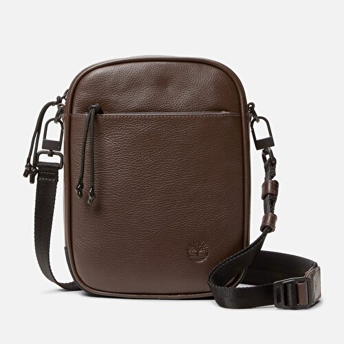Tuckerman Koyu Kahverengi Deri Çapraz Askılı Çanta