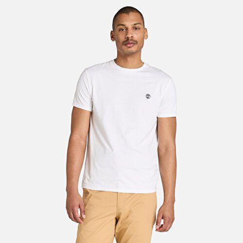 Erkek Dunstan Riven 3'lü Beyaz Tişört Paketi