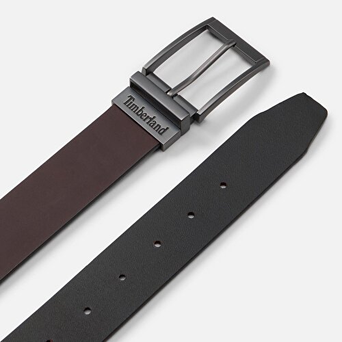 Erkek Bartley 38 mm Klasik Çift Taraflı Kahverengi/Siyah Kemer