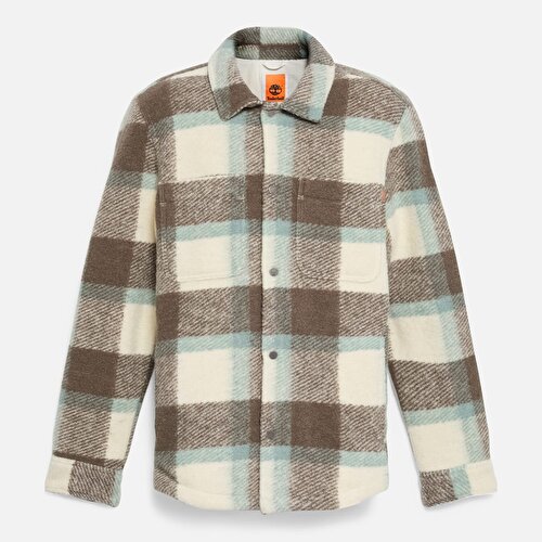 Erkek  Wool Blend Shacket Mont