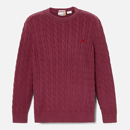 Erkek  Wıllıams Rıver Cable Crewneck Kazak