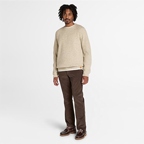 Erkek  Chunky Yarn Crewneck Kazak
