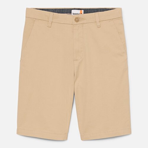 Erkek Bej Claremont Twill Slim Chino Şort
