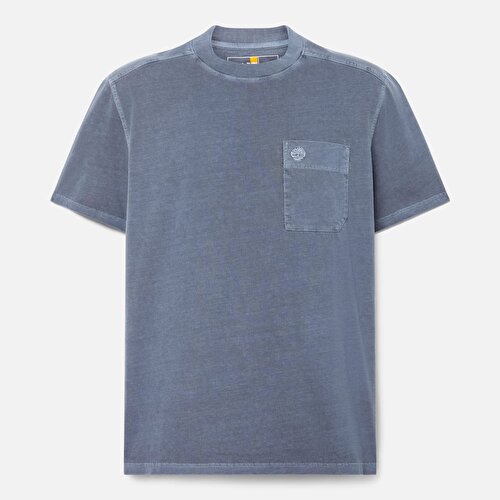 Erkek Koyu Mavi Merrymack River Garment Dye Tişört