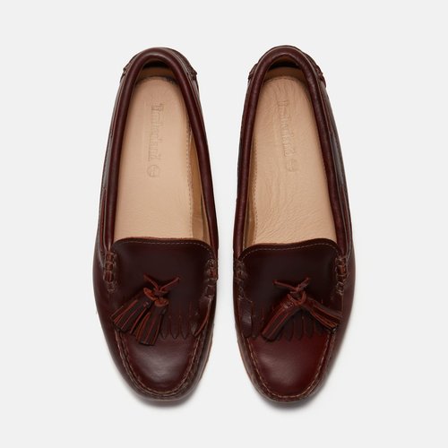 Kadın Bordo Timberland® Authentic Püsküllü Loafer
