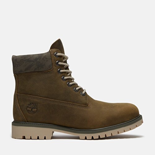 Erkek Koyu Yeşil Timberland® Heritage 6 İnç Su Geçirmez Bot