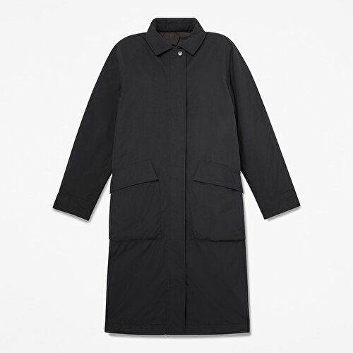 Water Repellent Insulated Long Mac