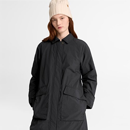 Water Repellent Insulated Long Mac