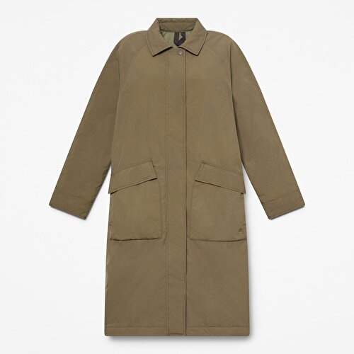Water Repellent Insulated Long Mac